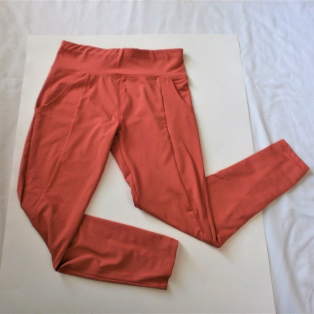 NWOT Justice Girls Active Pants Coral XL 16/18